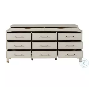 Alexandra Cerused White Dresser
