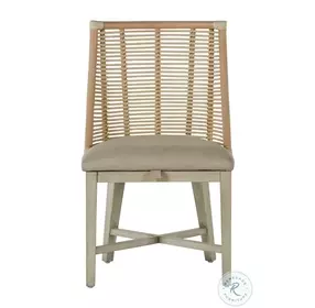 Hamlet White Rattan Dining Chair