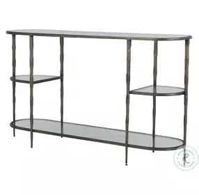 Wyeth Antique Nickel Console Table