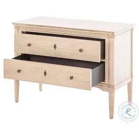 Linnea Brushed Blonde Natural Nightstand