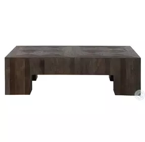 Robert Plaster White Textured Linen Coffee Table