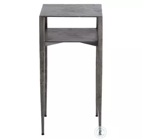 Nightingale Antique Nickel Side Table