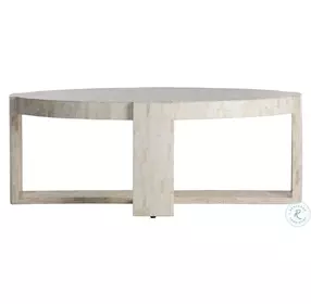 Kenzie Bone Ivory Coffee Table