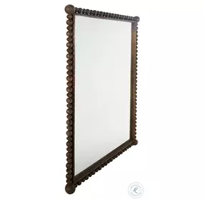 Beau Antique Brown Mirror