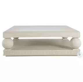 Bronte Antique Brushed White Coffee Table