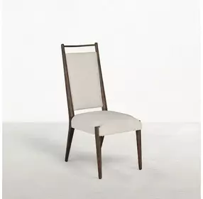 Highland Dusk and Sand Performance Fabric Upholstered Dining Side Chair