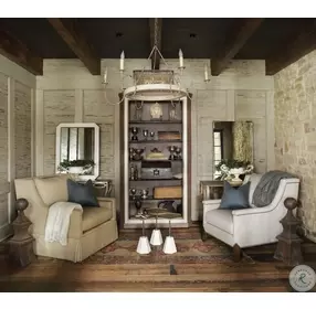 Lucinda Brass and Marble Accent Table