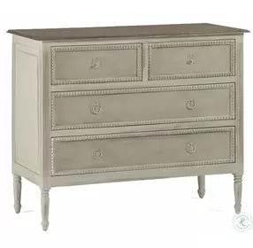 Caroline Aged White Mahogany Chest