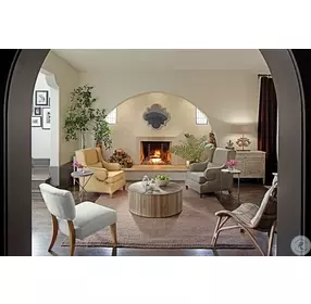 Cyrano Natural Elm Circular Coffee Table