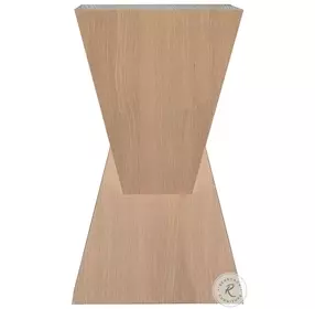 Scout Natural Oak Sculptural End Table