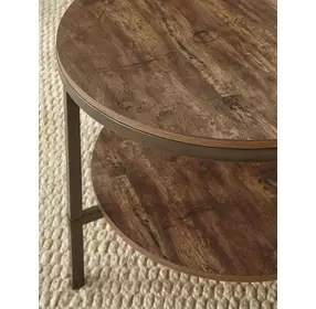 Sedona Caramel And Gold 3 Piece Occasional Table Set