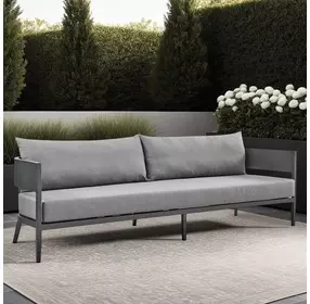 Menorca Dark Gray Outdoor 94" Sofa
