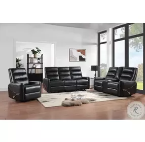 Takami Black Swivel Recliner