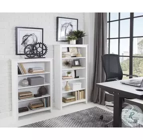 Hampton Pure White Shaker 48" Bookcase