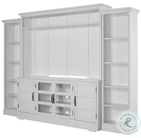 Oceancrest Effortless White 76" TV Stand