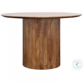 Agusti Medium Brown Wood Dining Table