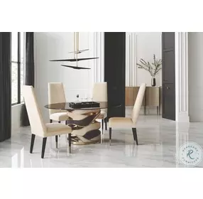 Signature Metropolitan creme Side Chair
