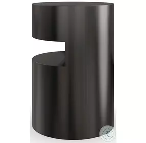 Constellation Brushed Tungsten End Table