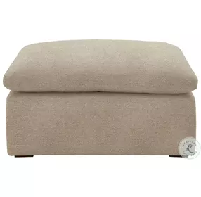 Sky Performance Latte Micro Boucle Modular Ottoman