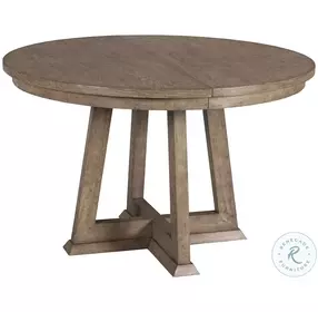 Horizon Bennett Smoke Extendable Round Dining Room Set