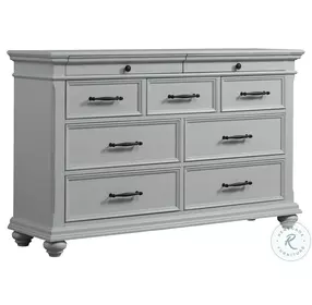 Brooks Slater Gray 9 Drawer Dresser