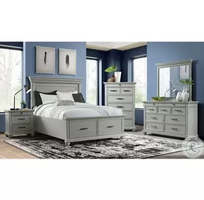 Brooks Slater Gray 9 Drawer Dresser
