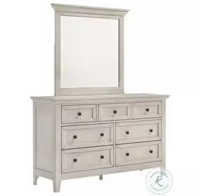 San Mateo Youth Rustic White Mirror