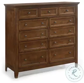 San Mateo Tuscan 11 Drawer Gentlemans Chest