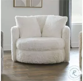 Cochrane White Swivel Chair
