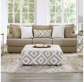 Loughlin Light Brown 98" Sofa