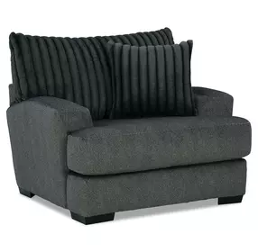 Loughlin Gun Metal Upholstered Chair