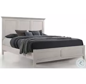 San Mateo Rustic White Panel Bedroom Set