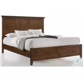 San Mateo Tuscan Medium Brown Panel Bedroom Set