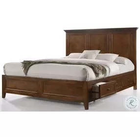 San Mateo Tuscan Medium Brown Dual Storage Bedroom Set