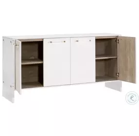 Sonia Pearl Shagreen Media Sideboard