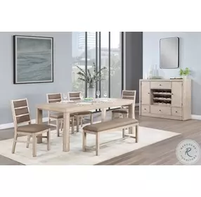 Spring Haven Light Crackle Gray Side Chair Set Of 2