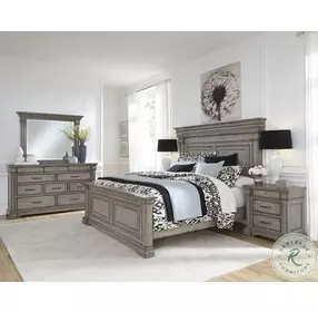 Jefferson Crest Bluff Grey King Panel Bed