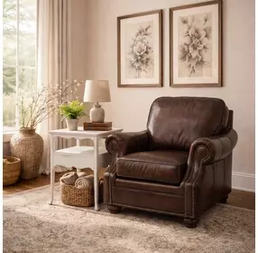 Montgomery Rich Brown Sedona Chateau Leather Chair