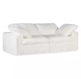 Barefoot White 90" Loveseat