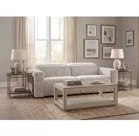 Atlas Odyssey Frost 94" Power Loveseat with Power Headrest