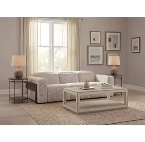 Atlas Odyssey Frost 96" Power Sofa with Power Headrest