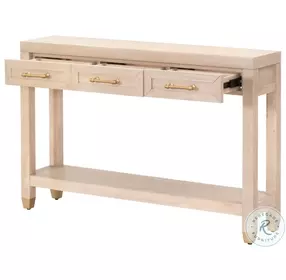 Stella Light Honey Oak Narrow Console Table