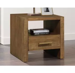 Garland Brown Square End Table