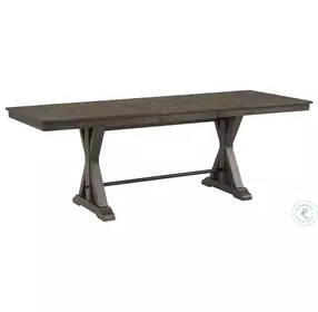 Sullivan Brushed Charcoal Extendable Counter Height Dining Room Set