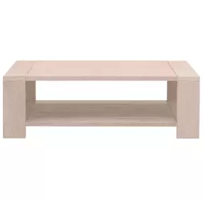 Sur Washed Ever Teak Outdoor Rectangular Occasional Table Set