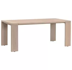 Sur Washed Ever Teak Outdoor 72" Rectangular Dining Table
