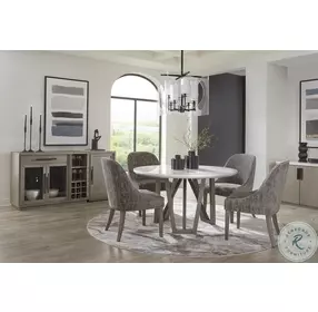 Sleek Minimal Moonstone 54" Dining Table