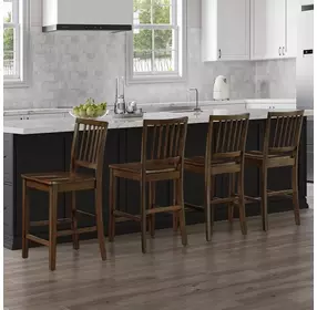Joplin Brown Counter Height Chair Set of 2
