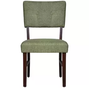Tioga Green Upholstered Dining Chair Set of 2