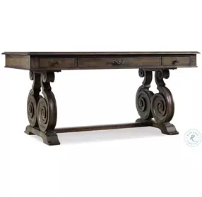 Rhapsody Rustic Walnut Writing Home Office Set